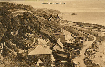 Steephill Cove from the west
